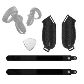 VR Grip Cover Set For HP ReverbG2 Accessories Touch Controller Grip AntiThrow Handle Sleeve Battery Cover Adjustable Hand Strap