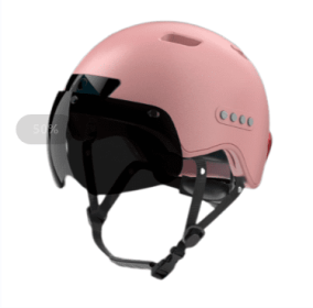 Electric motorcycle Bluetooth headset HD camera photo and video cycling record GPS Bluetooth 1080FHD WIFI + App multiplayer group bike ride intercom h (PS02D-1080P: PS02D-1080Pink)