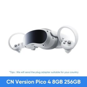 New Original PICO 4 VR Headset Support Eyes Tracking Facial Expression Capture 6Dof All-in-one Pico4 Pro VR Headset For SteamVR (Color: CN Pico 4 256GB)