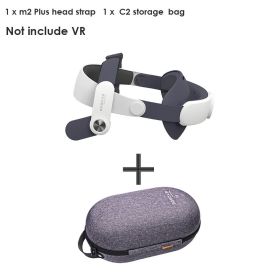 BOBOVR M2 Plus Elite Head Strap Compatible with Meta/Oculus Quest 2 ,Enhanced Comfort and Reduce Facial Press Quest2 Accessories (Color: SH-M2 Plus-C2)