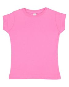 Toddler Girls Fine Jersey T-Shirt - CHILL - 2T (Color: RASPBERRY, size: 4T)