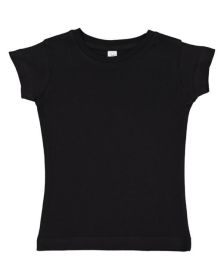 Toddler Girls Fine Jersey T-Shirt - CHILL - 2T (Color: Black, size: 2T)